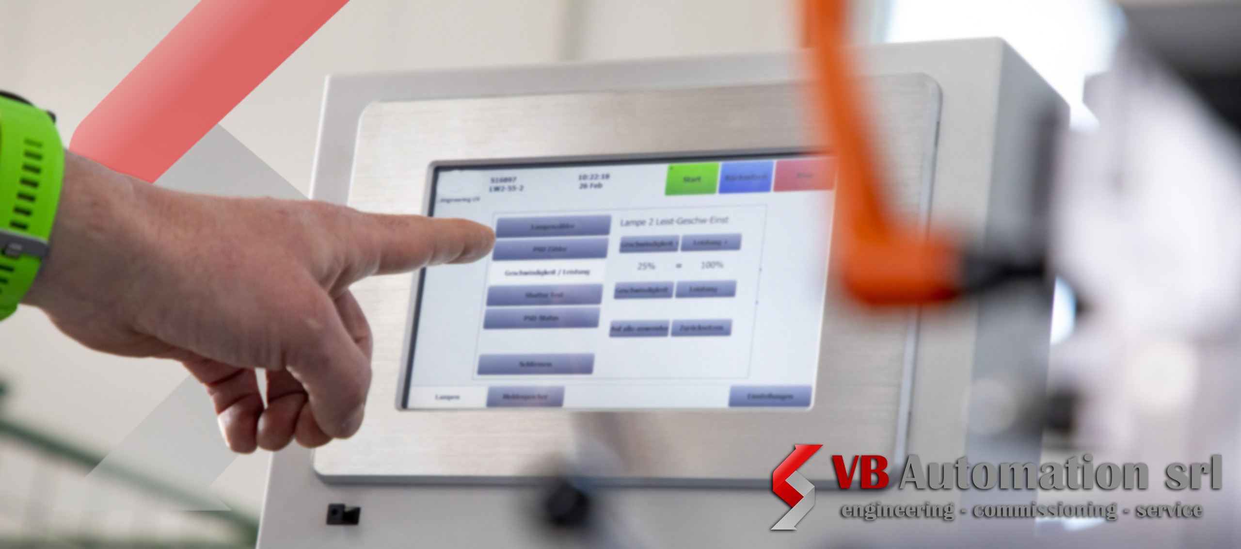 SCADA software interface